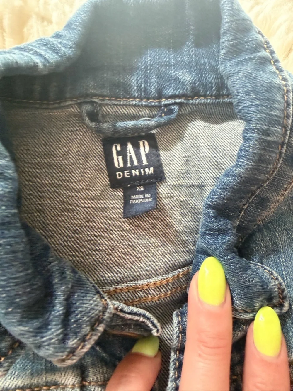 GAP Kids denim jacket and carters green jacket
